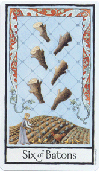 Dagens tarot-kort: Seks staver